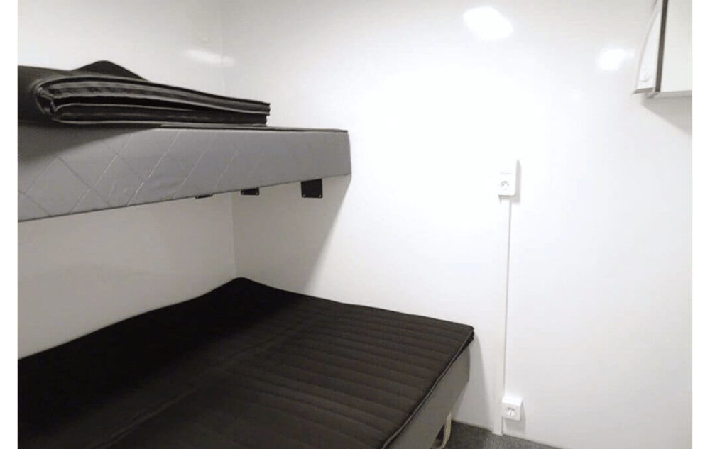 3-persoons stapelbed in de slaapkamer