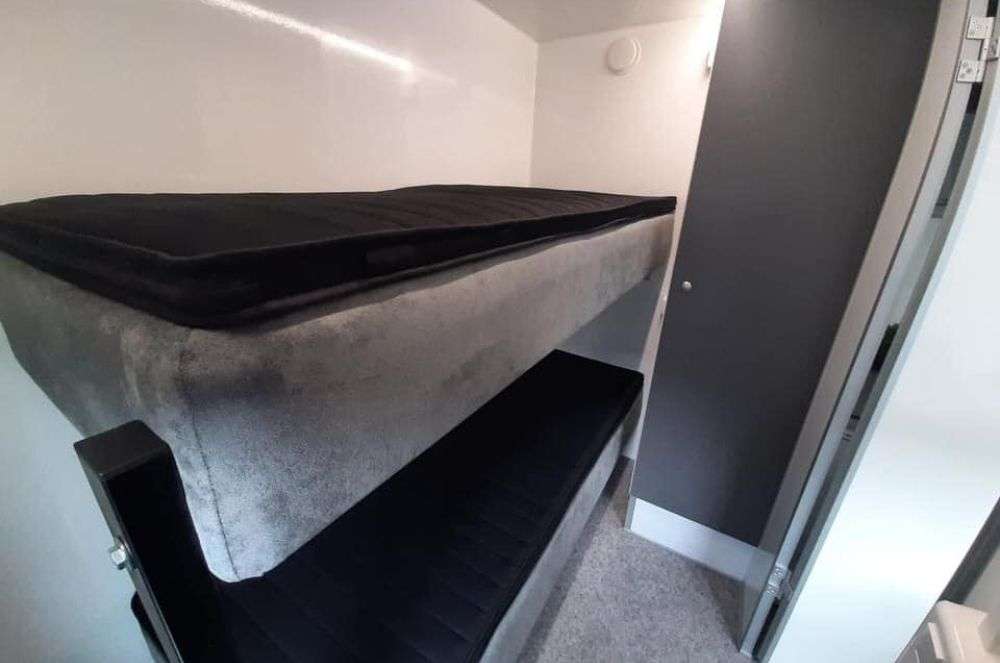 Slaapkamer met stapelbed voor twee personen